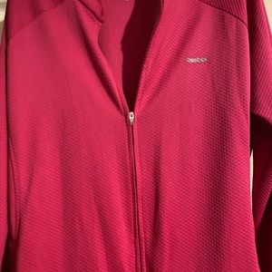Reebok woman jacket lightweight x large size  one time wear excellent condition